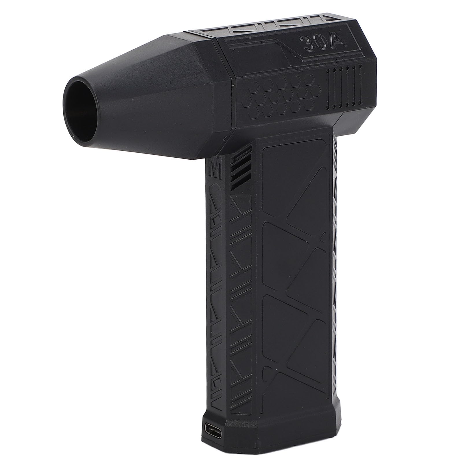 Jiawu Plumero de Aire Eléctrico, 200 W, 130000 RPM, Motor sin Escobillas, Limpiador de Polvo Eléctrico, Ventilador con Batería de Litio Recargable para Teclado, Portátil, Cámara, Asiento de Coche,
