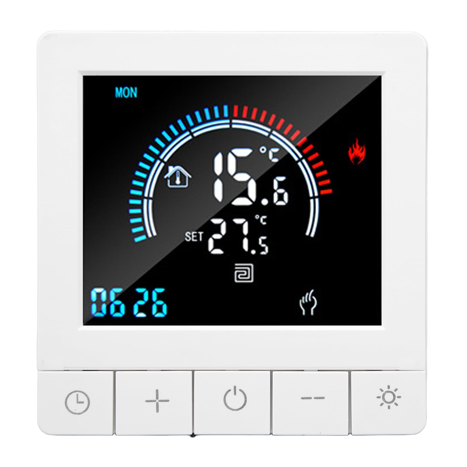 Inteligentny termostat do ogrzewania podłogowego Pilot z ekranem dotykowym Domowy regulator temperatury AC90240V z czujnikiem kontroli aplikacji Tuya dla apartamentów hotelowych (3A with Linkage)
