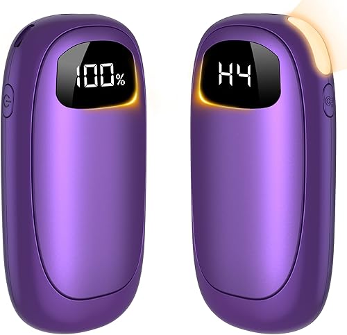 Hand Warmers, Rechargeable Hand Warmers 2 Pack-14000mAh Electric Hand warmer with LED Display,20 Hours Warmth 4 Levels Heat Up to 131,Portable