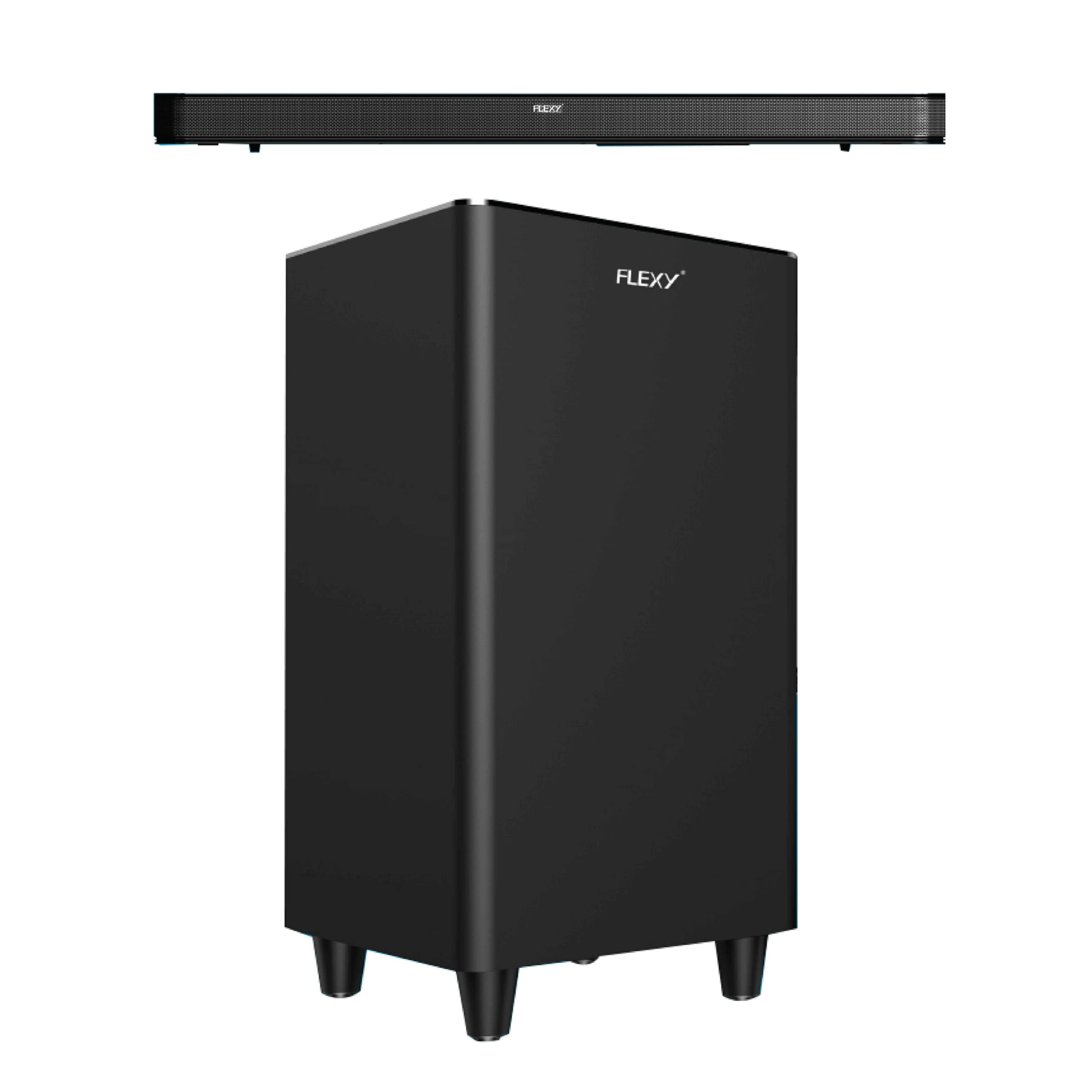 FLEXY® Wireless Soundbar Speaker with Bluetooth 9800W - High-Power, Multi-Device Compatibility with Bluetooth, ARC HDMI, Optical, USB - Sleek Home Theater Audio System