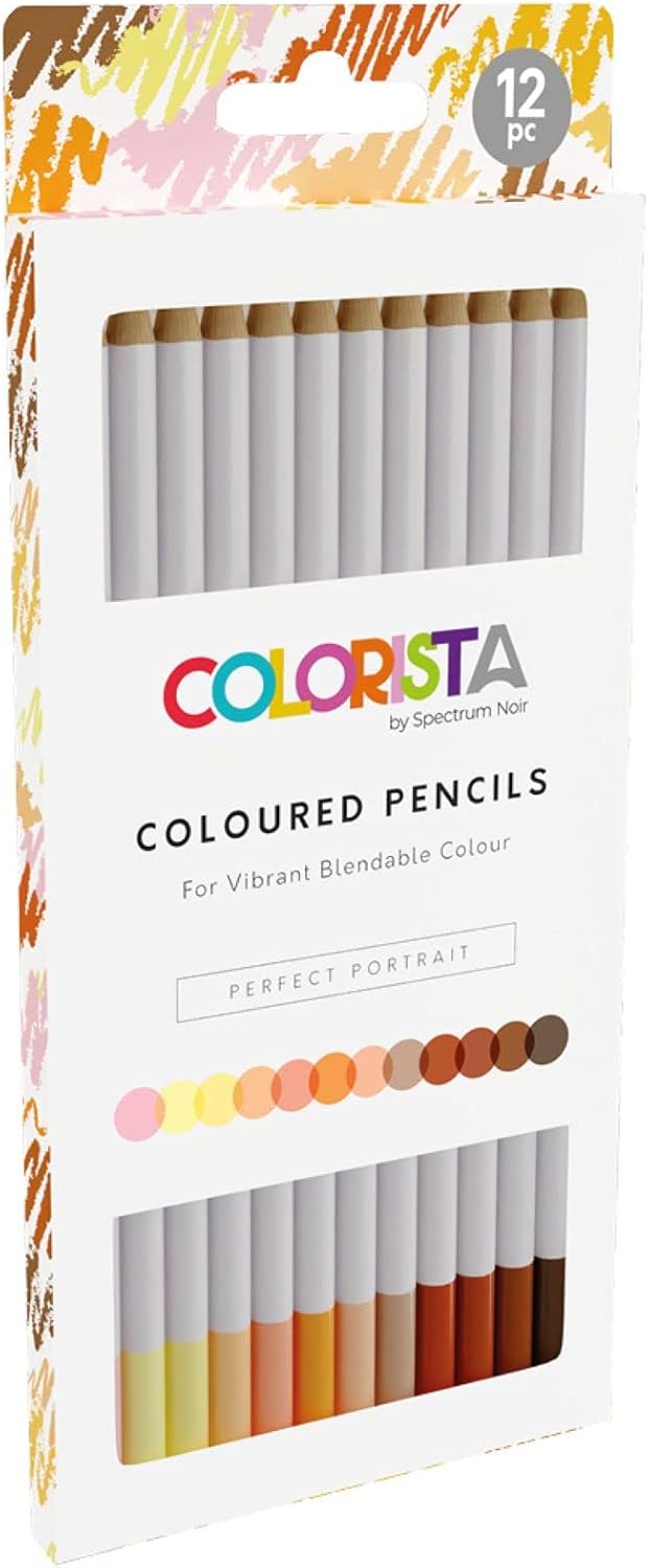 Spectrum Noir Colorista Coloured Pencils-Pack of 12-Natural Landscape, Multicolour, one Size