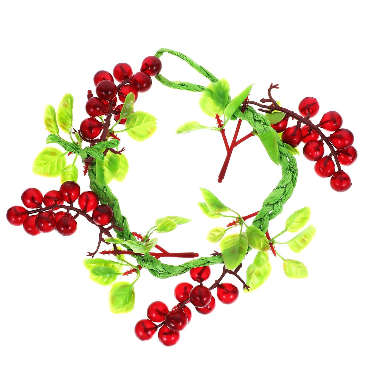 Amosfun Artificial Grape Vine Bunch Lifelike Simulation Grapes Decoration for Home Wall Ornaments and Grapes Reusable and Realistic Greenery
