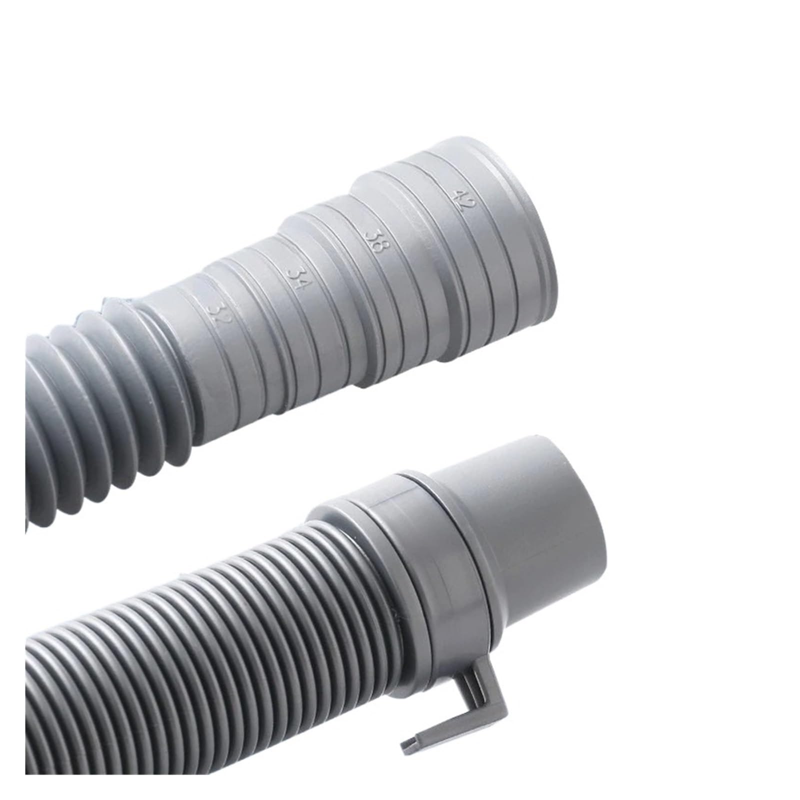 Tubo Di Scarico Universale For Lavatrice, Tubo Di Scarico Di Prolunga For Lavatrici Automatiche/Semi-Automatiche, Ondulato A Prova Di Perdite(1.5m-1pc)