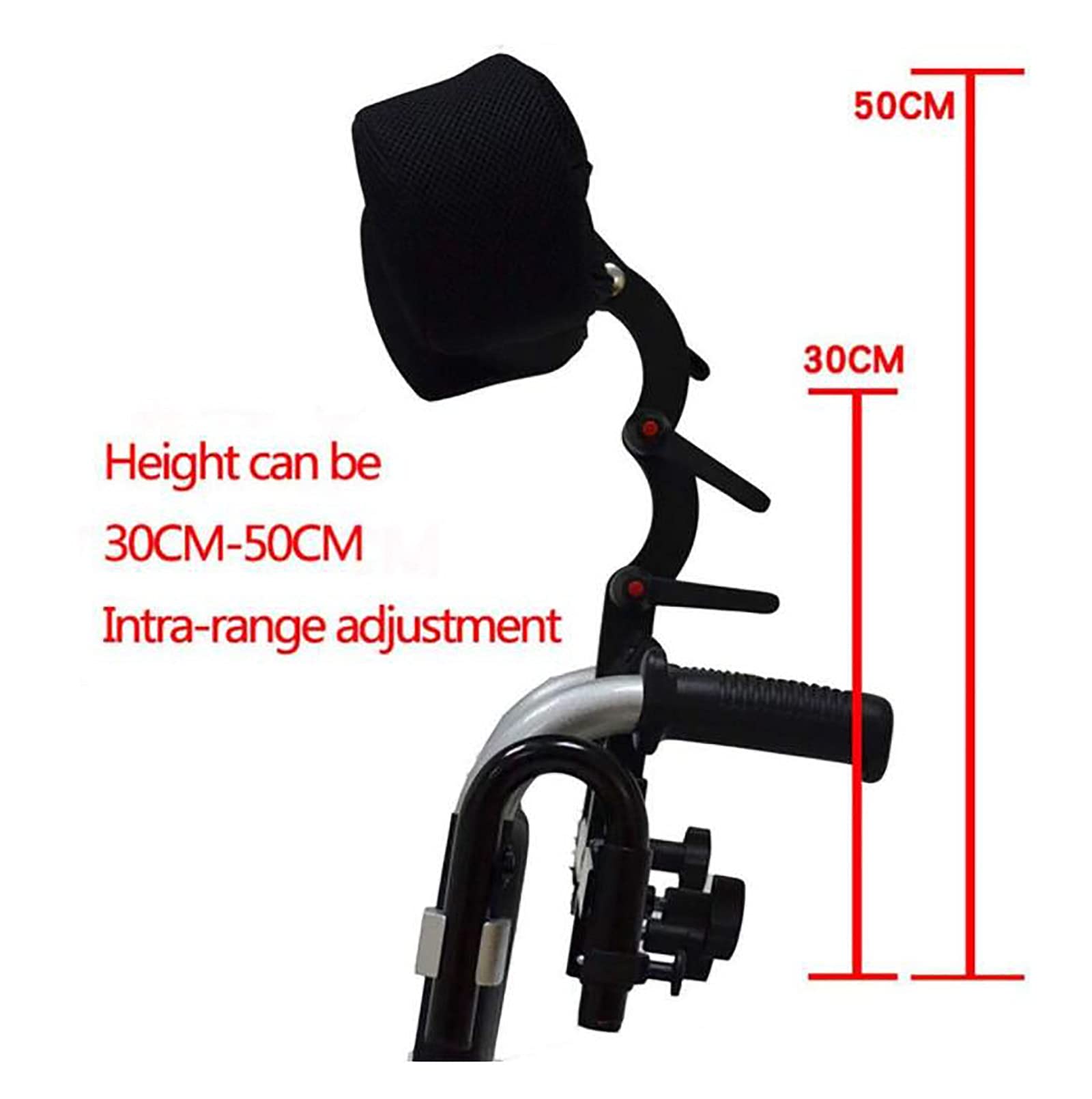 Universal Reposacabezas para Silla De Ruedas Acolchado Ajustable y portátil para Adultos Cojín para Silla de Ruedas de Viaje Accesorios universales