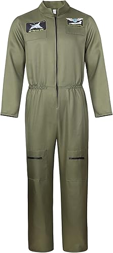 Zhitunemi Disfraces de Halloween para adultos traje de vuelo para hombre, disfraz de prisionero, overol rojo para disfrazarse