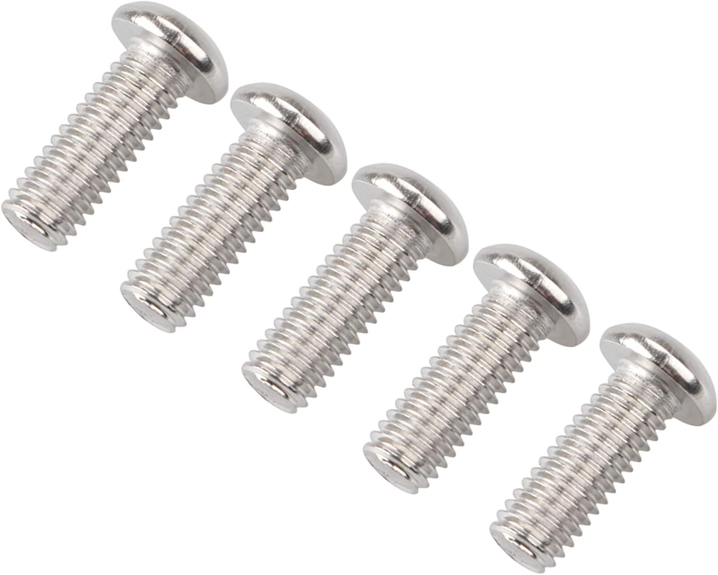 5PCS Stainless Steel Derby Cover Button Head Screw Bolt Kit for Harley Touring Street Electra Glide Road King