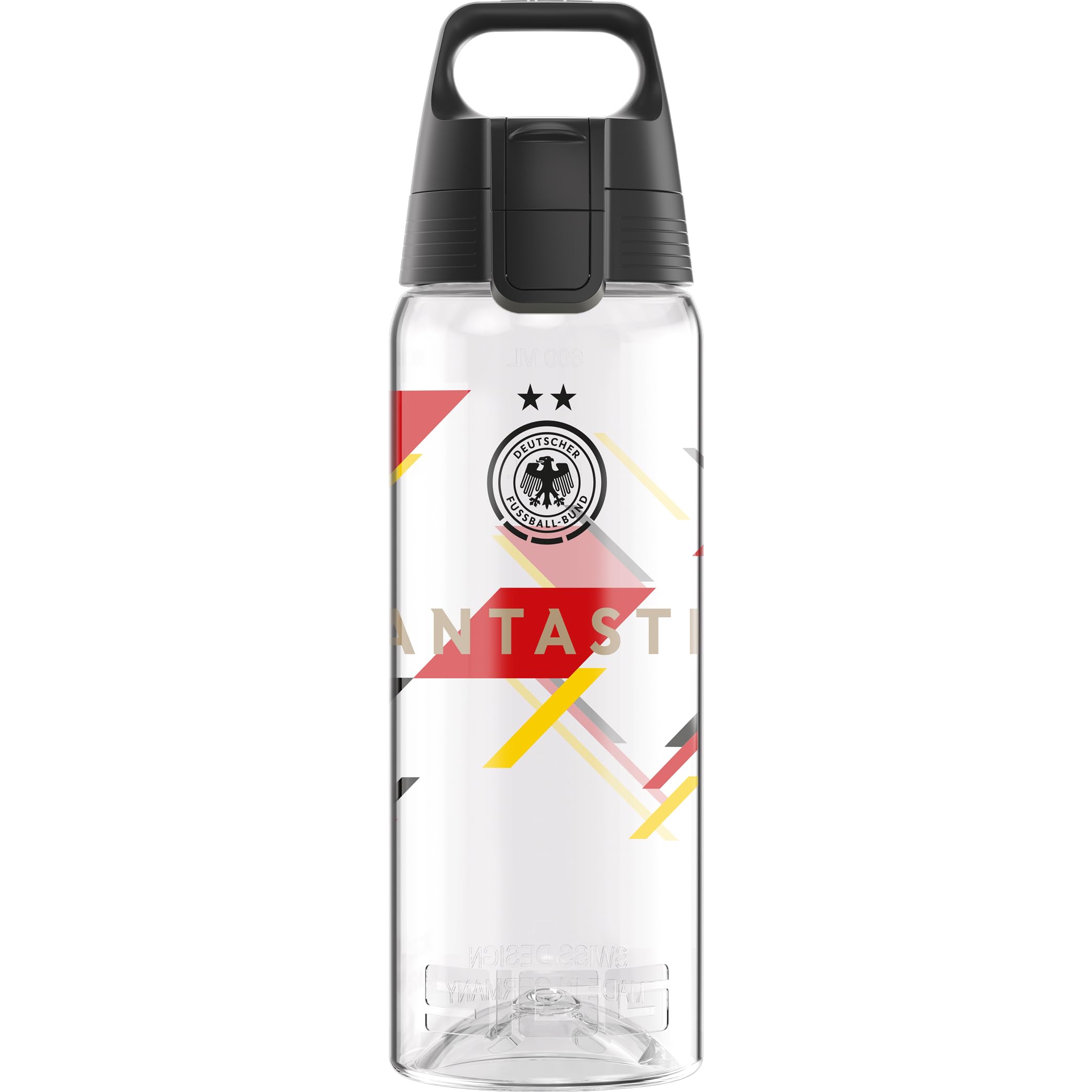 Sigg - Tritan Water Bottle - Total Color ONE DFB Fantastic - Suitable for Carbonated Drinks - Dishwasher Safe - Leak-Proof - Lightweight - BPA-Free - Transparent - 0.6L