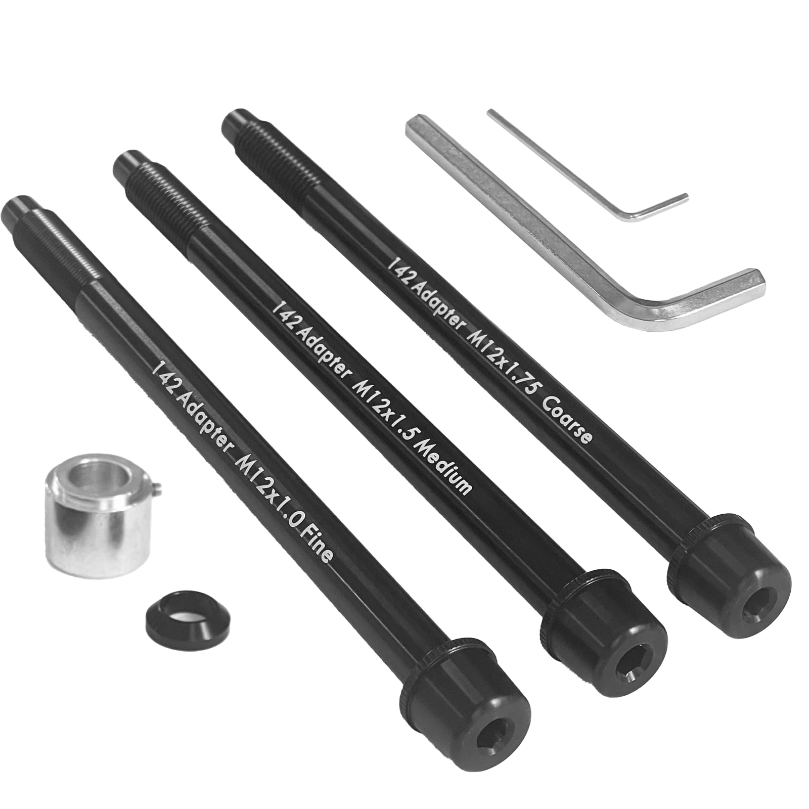 Photo 1 of AGILLE 12x142mm Thru Axle Adapter for Wahoo KICKR SNAP Trainer, ONLY Compatible with 12mm x 142mm Bikes, Complete Kit with Installation Tools, High-Strength Construction, NOT for 12x135 / 12x148 Boost