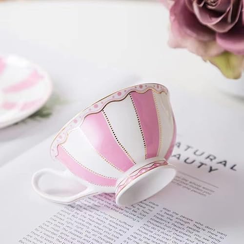 Miniatura 9 de Taza de café de porcelana británica con platillo y cuchara para tazas americanas con platillo, juego de tazas y platillos de porcelana, juego de 3