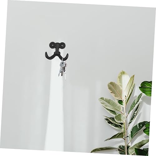 Miniatura 7 de Cabilock Gancho de hierro fundido para barba, colgador de ropa para colgar llaves, gancho para toallas, ganchos rústicos para colgar en la pared,