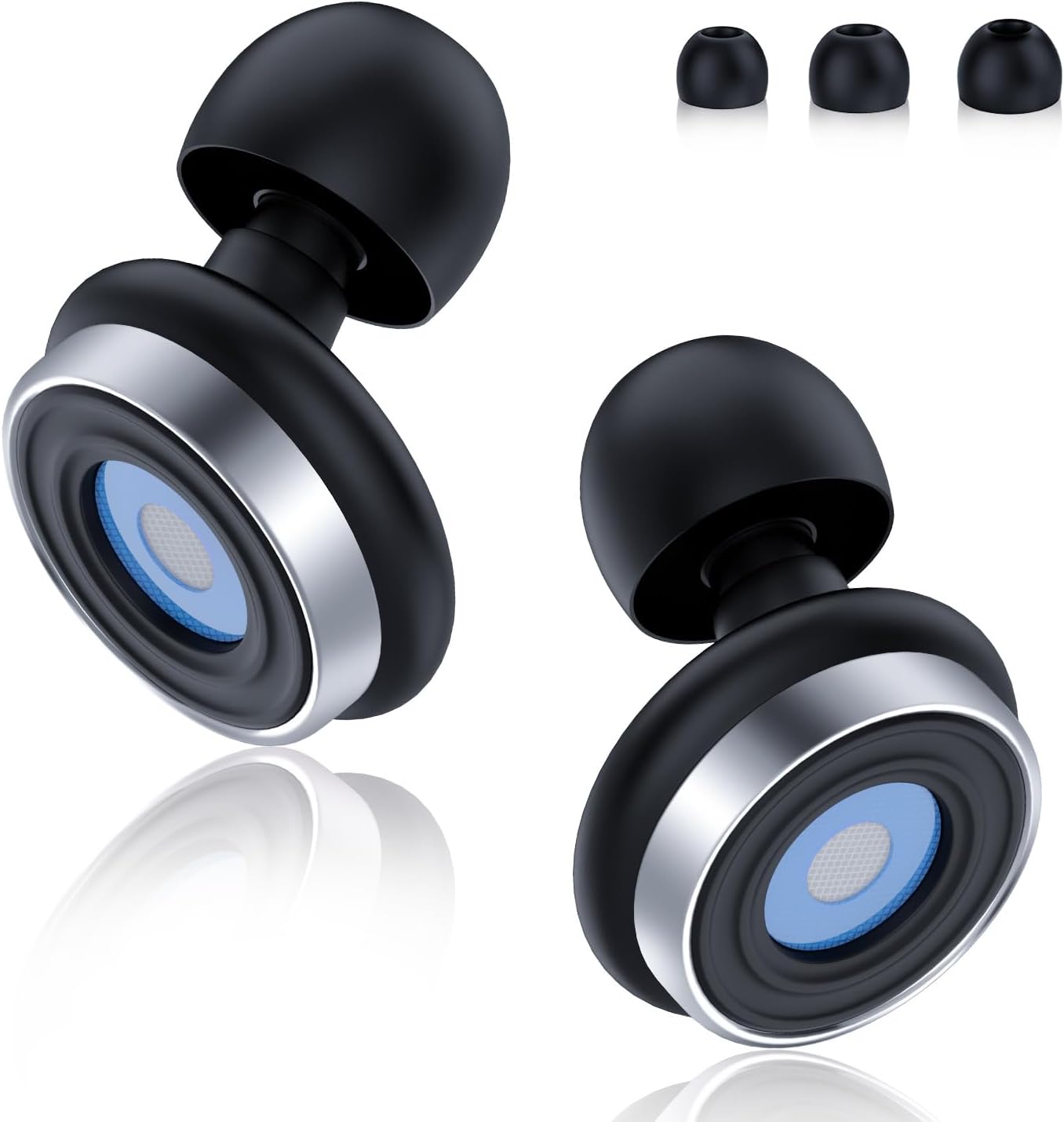 [2025 New, Noise Isolating, Comfortable and Quiet] Earplugs, Noise Cancelling, Perfect Sound Insulation, Noise Reduction, 35 dB, Snoring Prevention, Ear Plugs, Hearing Protection, Silicone, Washable