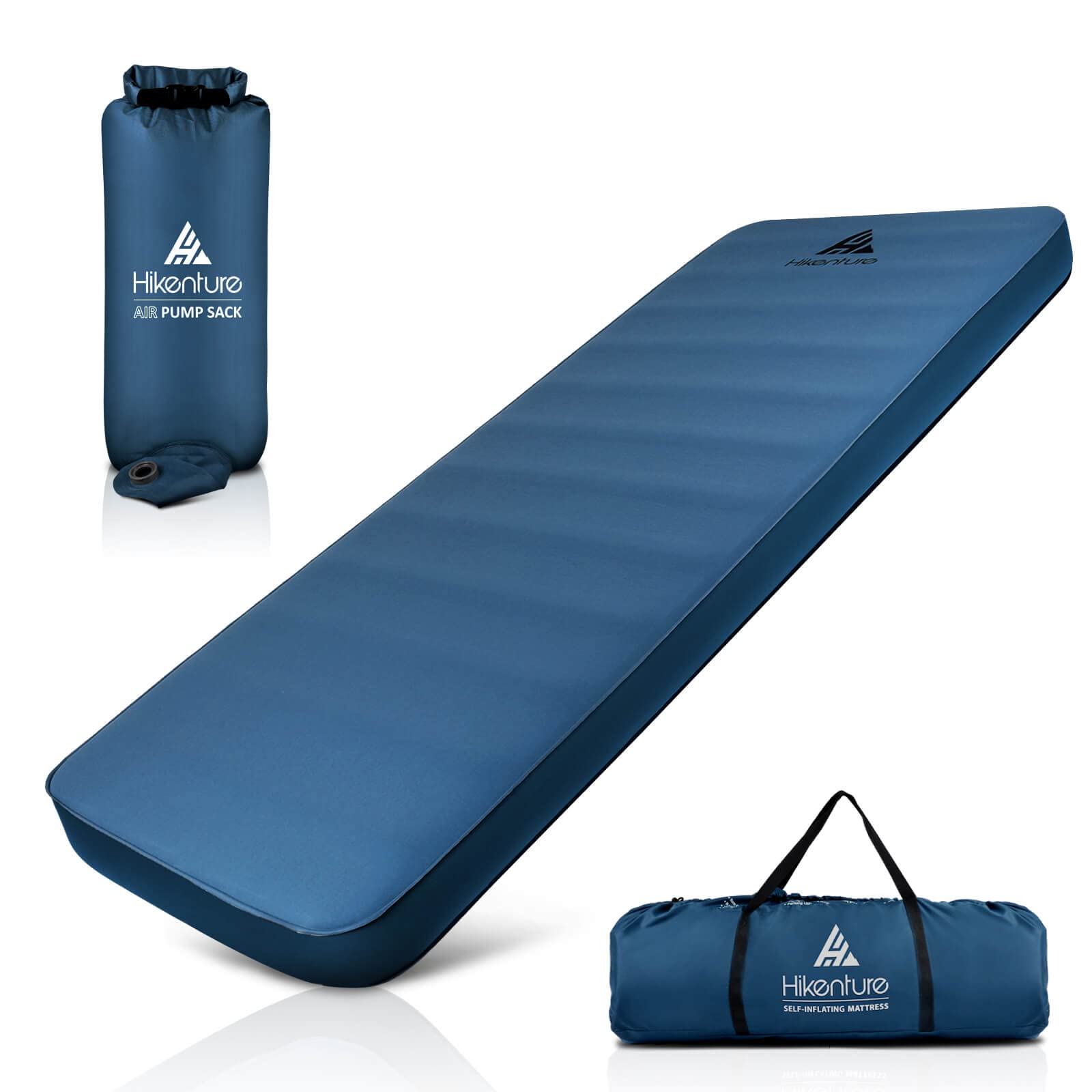 Hikenture 4 INCH Thick Self Inflating Sleeping Pad with 9.5 R Value, Comfort Plus Camping