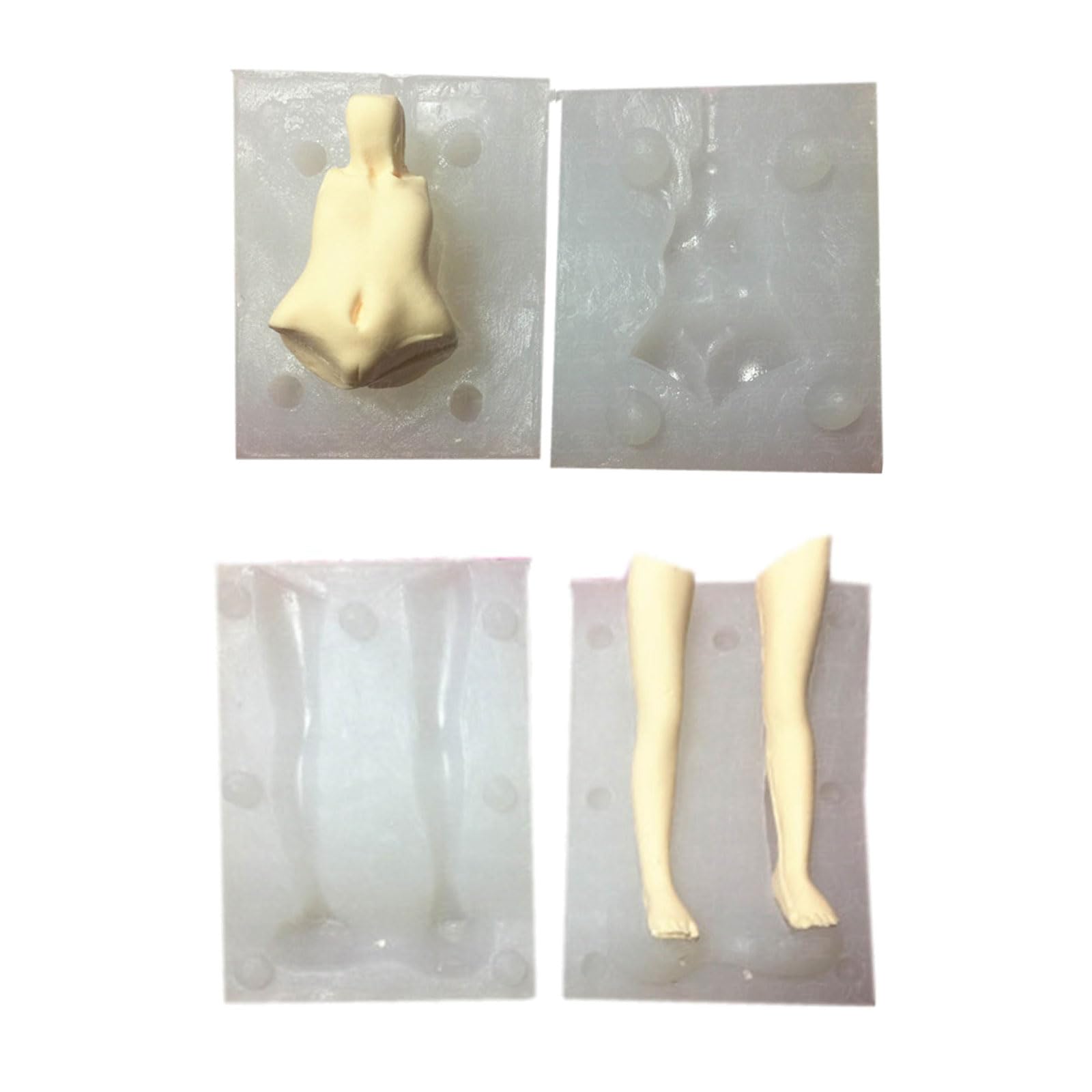 Laikoutd Multicolor Human Body Decorating People Shaped Baking Fondant Cake Molds Pastry Baking Decorations Bakeware Clay Body Molds