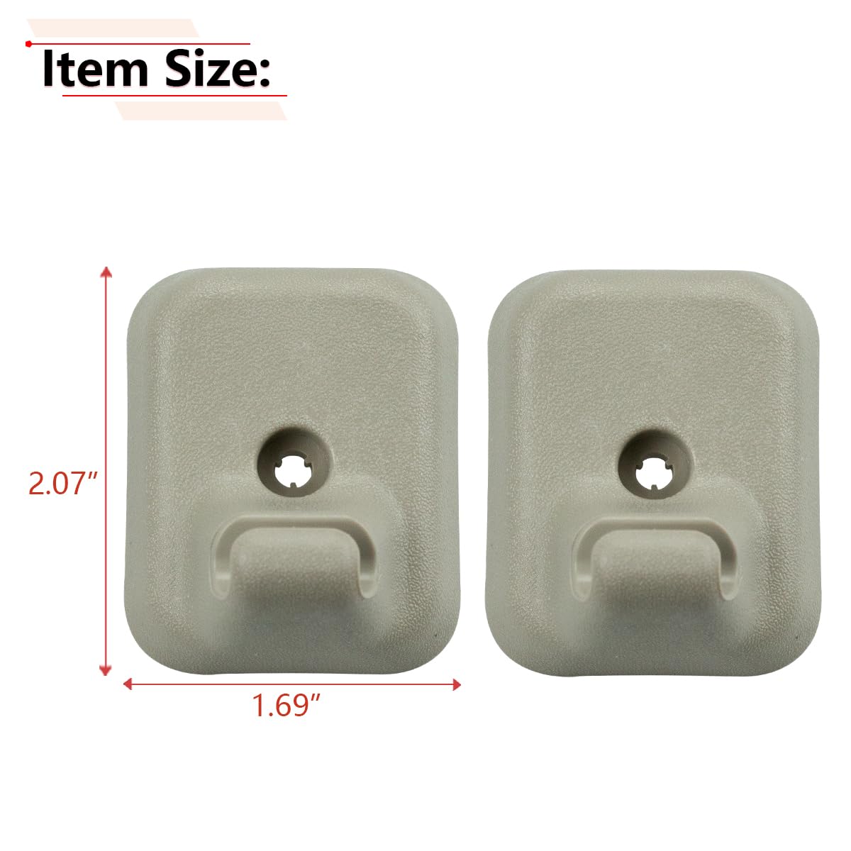 Sun Visor Clip Holder Replacement For Ford F150 2009-2014 - Black, OEM AL3Z1504132AC Fit, 1 Piece