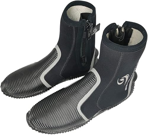 Botas de buceo de neopreno de 0.197 in con antideslizantes para deportes acuáticos, esnórquel, buceo, botas de agua de surf