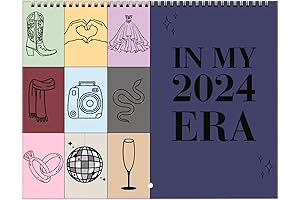 Taylor Swift 2024 Eras Tour Wall Calendar & Monthly Advent Calendar