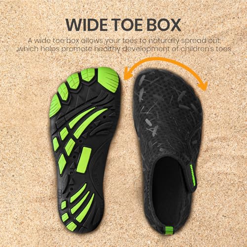 Image of SEEKWAY Barefoot Water Shoes for Kids - Wide Toe Box and Quick-Dry Sand Shoes Toddler for Hiking Swim Beach Pool Kayak Sport Accessories, Camping Essentials Non-Slip for Boys Girls Sizes