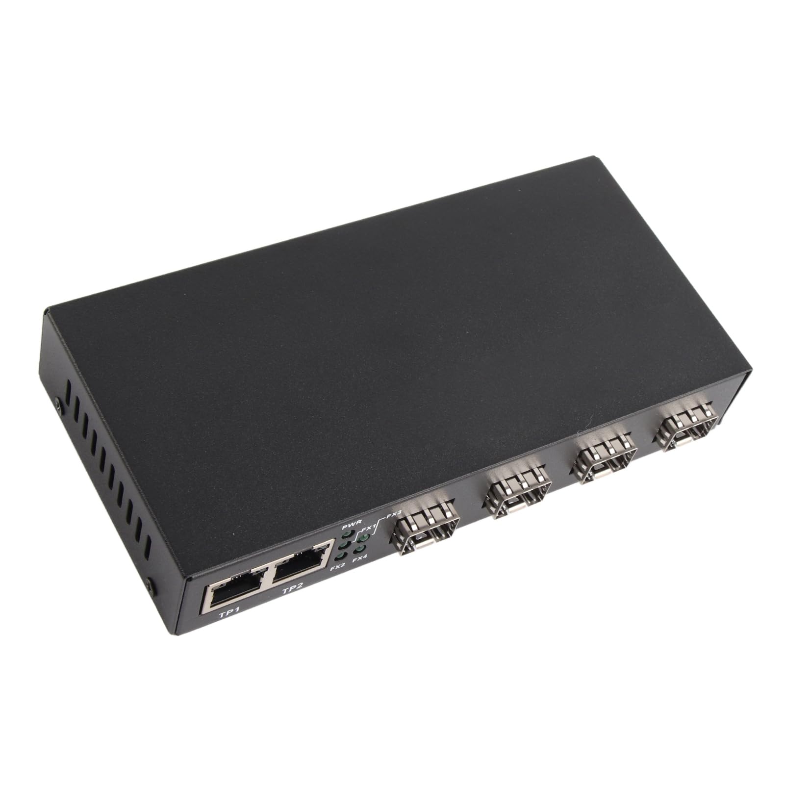 TOPINCN Convertisseur de Média Ethernet Gigabit, Adaptateur Double Fiber RJ45 pour Réseau de Bureau et de Maison, 10/100/1000M