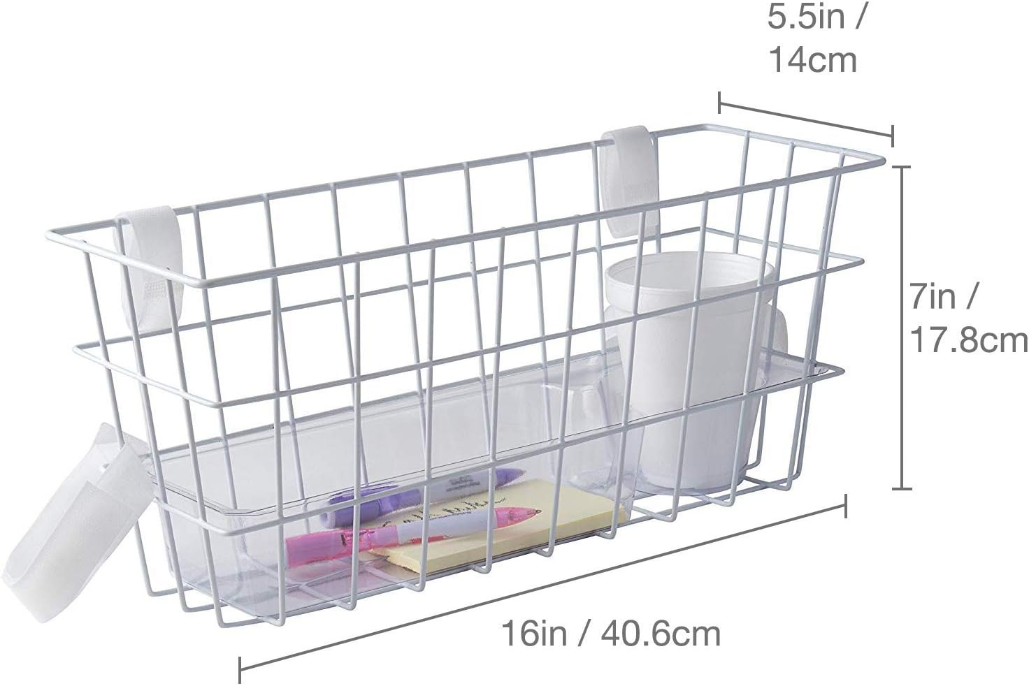 Nеw Arrіvаlѕ HealthSmart Walker Storage Basket with Cup Holder and Insert Tray, No Tools Needed, Universal Fit, White, 16 x 5.5 x 7, Walker Accessories Basket Buу 1 gеt 1 🔥 HealthSmart Walker Storage Basket with Cup Holder and Insert Tray, No Tools Needed, Universal Fit, White, 16 x 5.5 x 7, Walker Accessories Basket