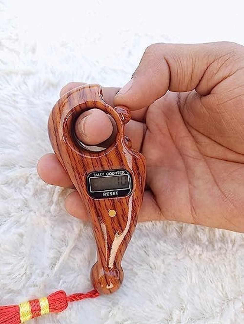 Melanie Mantra Jaap Digital Counting Machine Finger Unique Design Prayer God Name Hand Finger Manual 5-Digit Tally Counter Device Tasbeeh Misbaha Counter-image-34