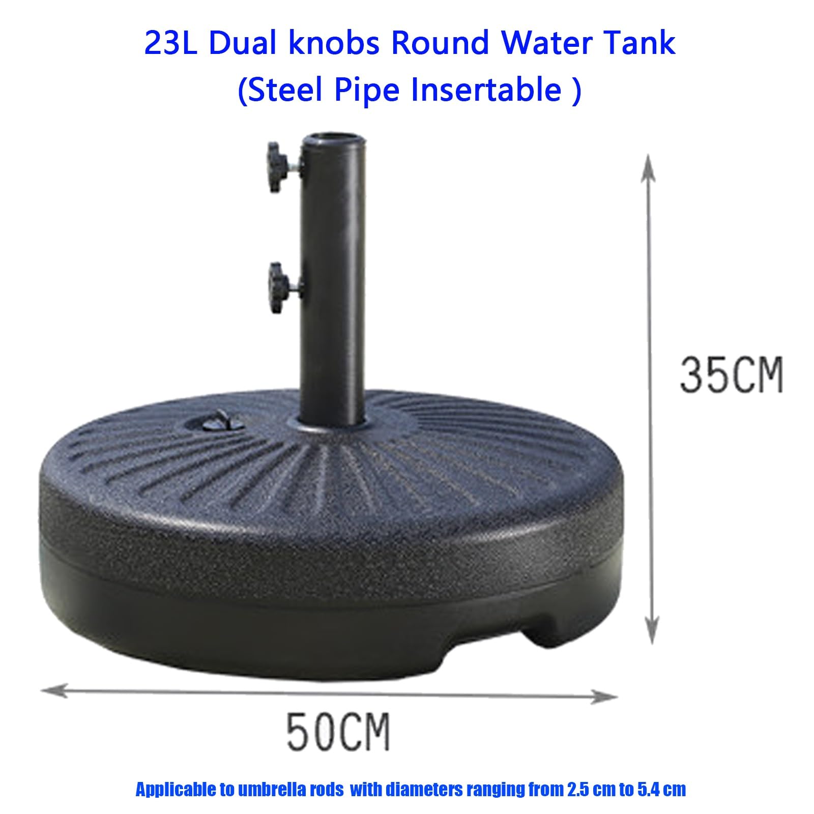 Questo Supporto per ombrellone con Serbatoio d'Acqua Circolare, Base per ombrellone da Esterno Resistente