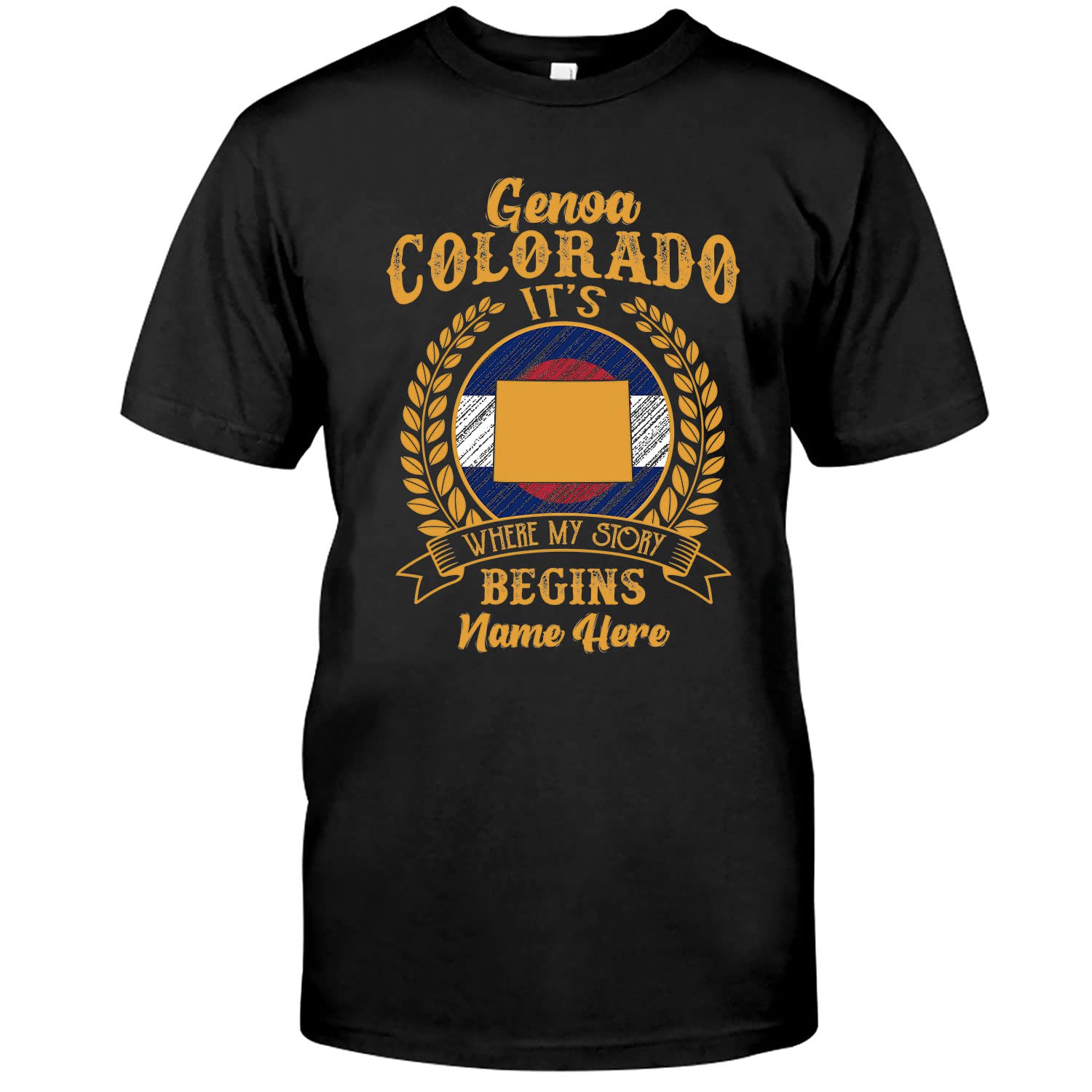 Dinoz It's Colorado ‎City Where My Story Begins Shirt