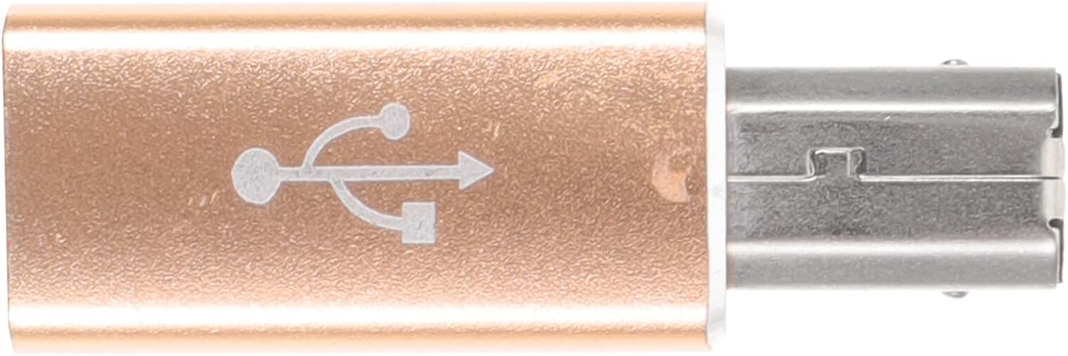 Milisten Type-C Female to MIDI Male Adapter for Printers and Electric Piano USB B Conversion Connector Audio Mixer Interface Compact Aluminium Alloy Plug and Play