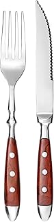 GRÄWE Nürnberg Steak Cutlery 12-Piece Forged Brown