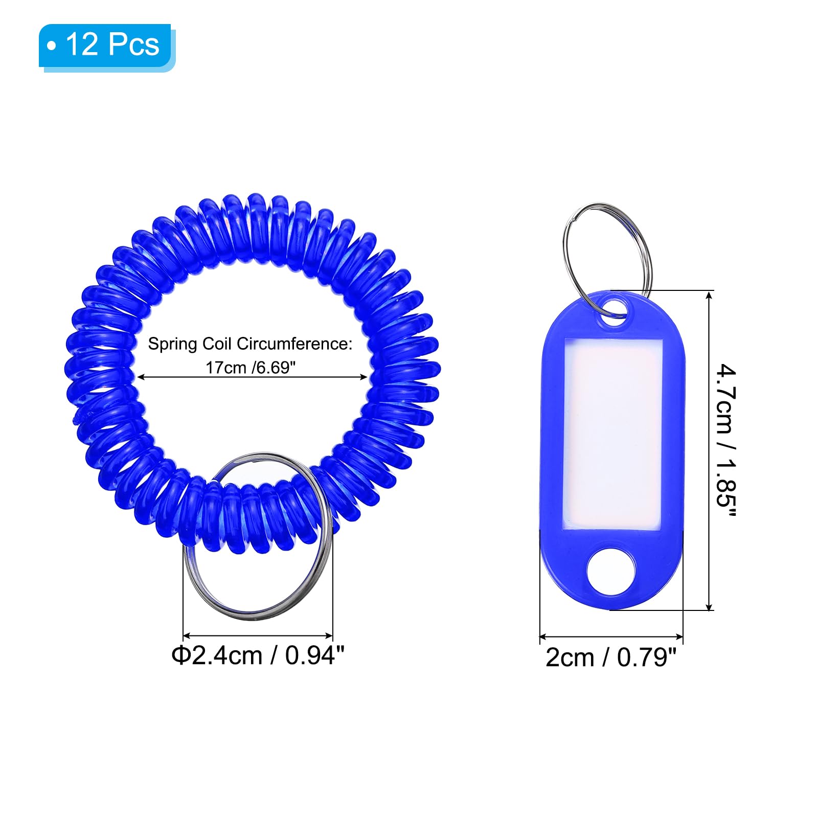 PATIKIL Wrist Coil Keychain with Tag - Image 2