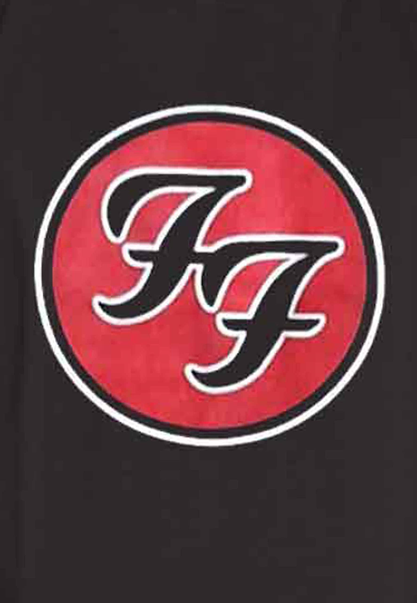 Foo Fighters Kapuzenpullover FF Band Logo Nue offiziell Herren Schwarz Pullover