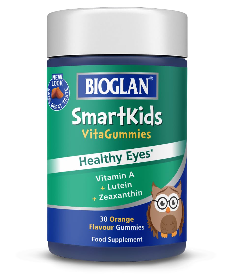 Bioglan SmartKids Healthy Eyes | Vitamin A | Lutein | Zeaxanthin | 30 Gummies