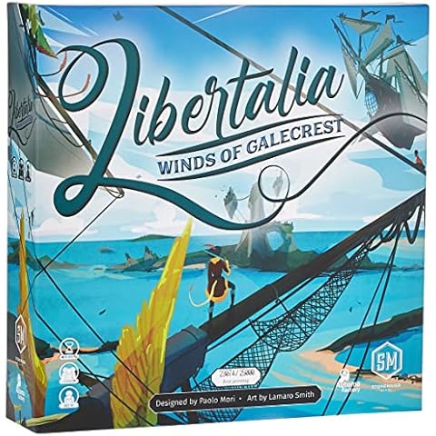Stonemaier Games | Libertalia: Winds of Galecrest | Board Game | Ages 14+ | 1-6 Players | 45-60 Minutes Playing Time Cover