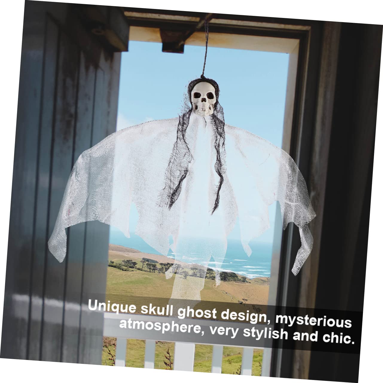 Ciieeo 4 Set Di Decorazioni Riutilizzabili Di Halloween Ornamenti Fantasma Realistici Fantasmi Appesi Per Feste 3 Pezzi * 4