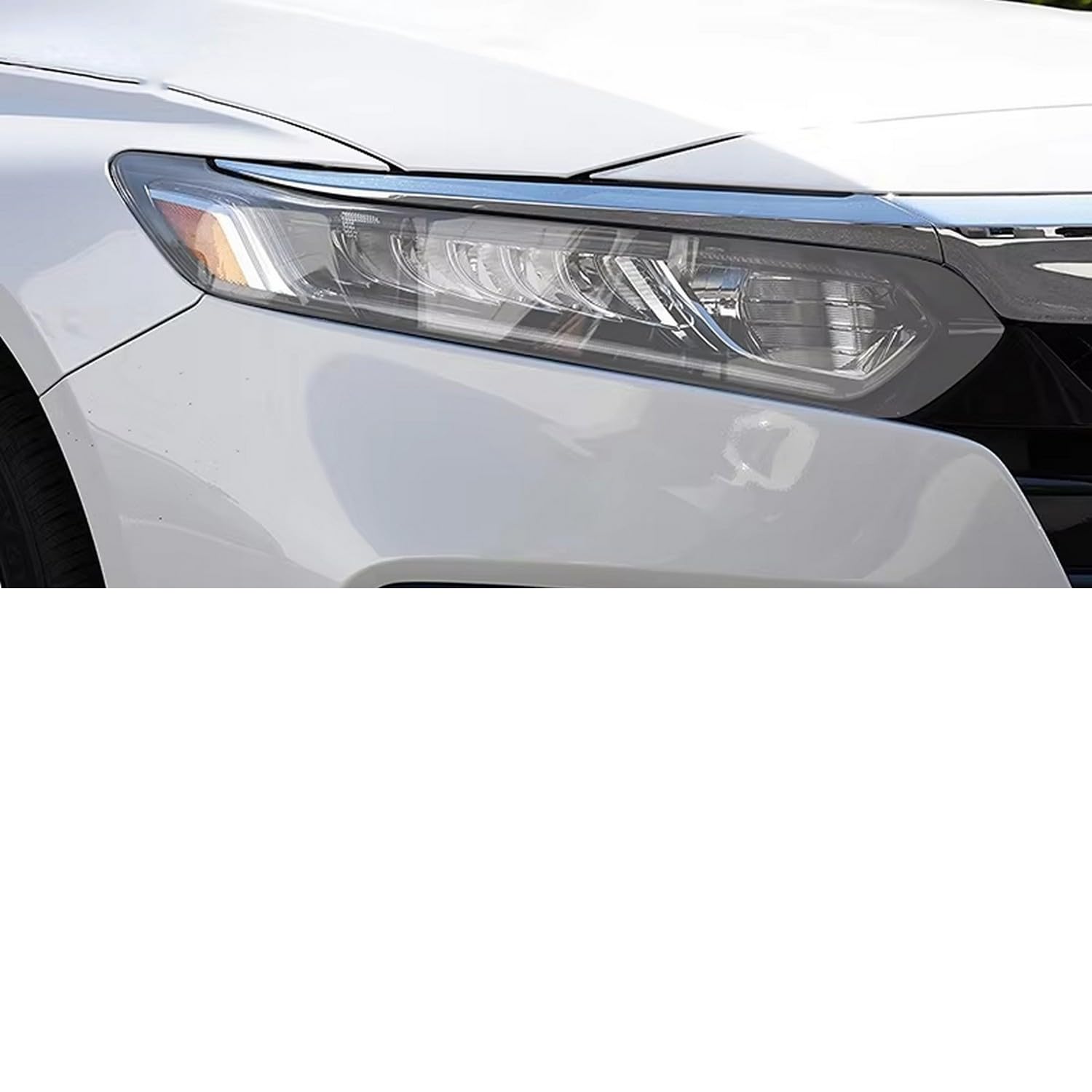 Protection de phare en TPU haut de gamme pour Honda Accord 2018 : film noir fumé sur mesure