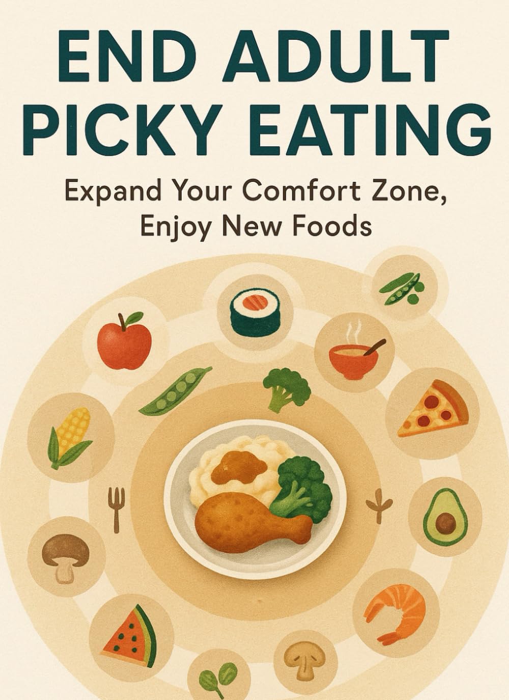 End Adult Picky Eating: An ARFID Exposure & Comfort-Food Workbook: Safe-step challenges, sensory swaps, and anxiety tools to expand your plate without fear