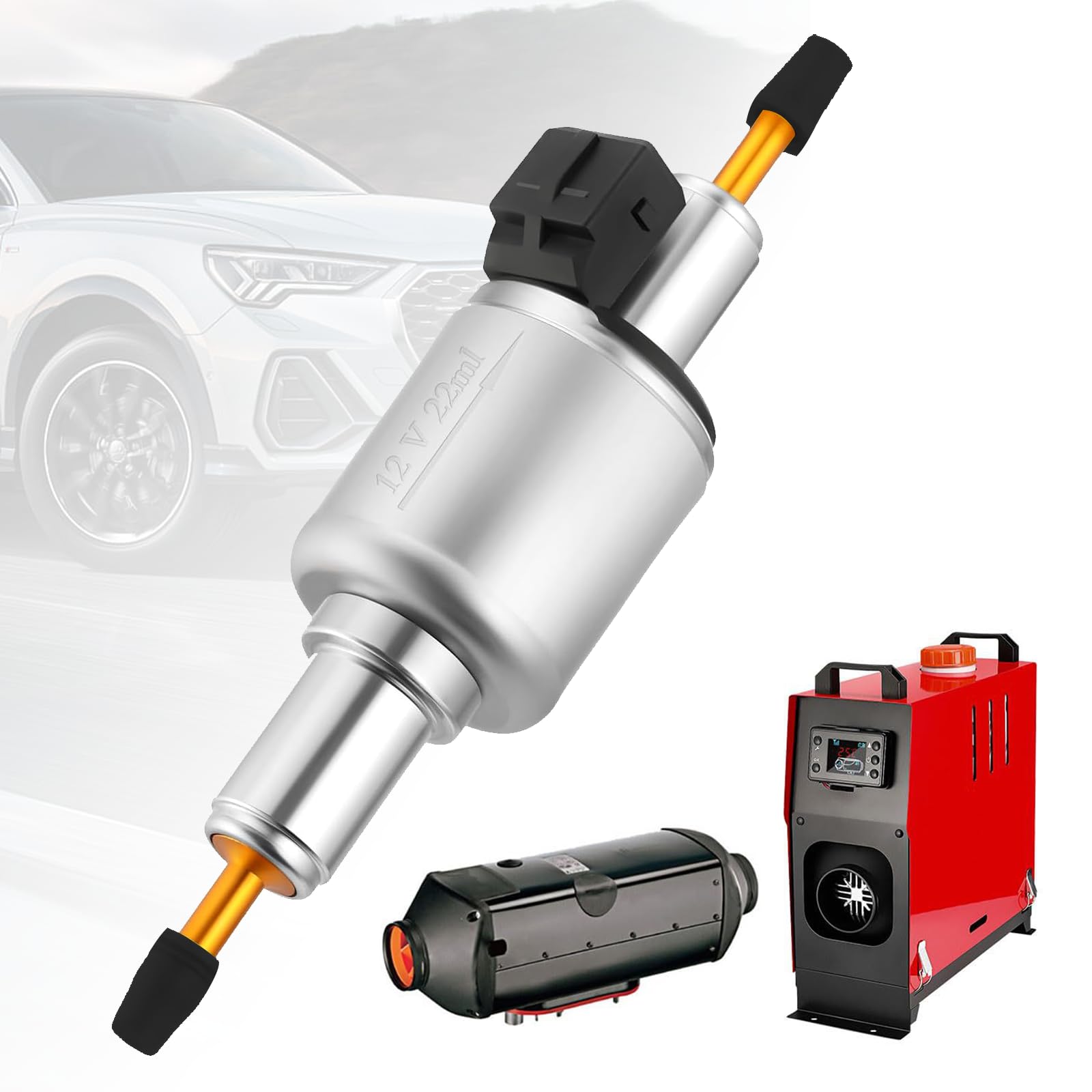 Pompe à Carburant Diesel 12V Pour Chauffage Stationnement 2KW 3KW 5KW 8KW - Silencieuse Et Fiable