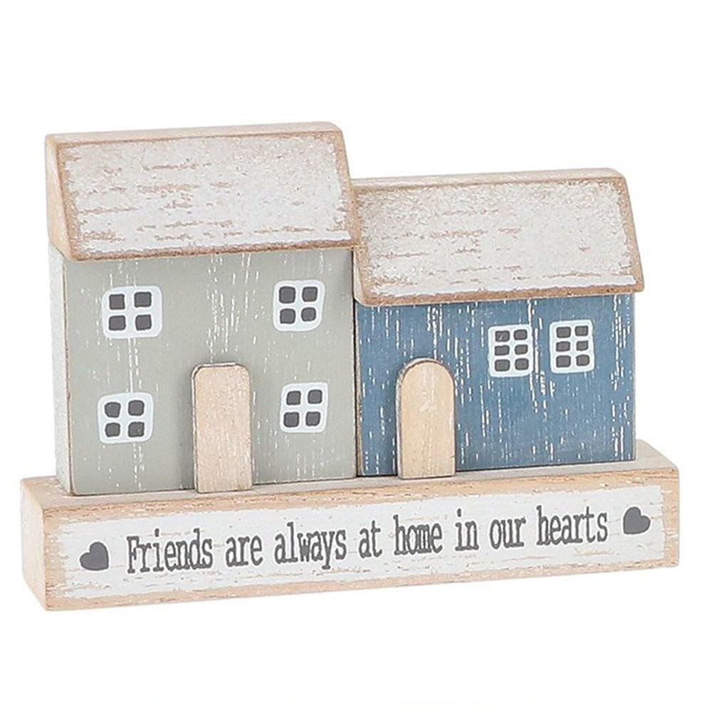 Shudehill Giftware Love Lane Two House Friends Plaque 330001