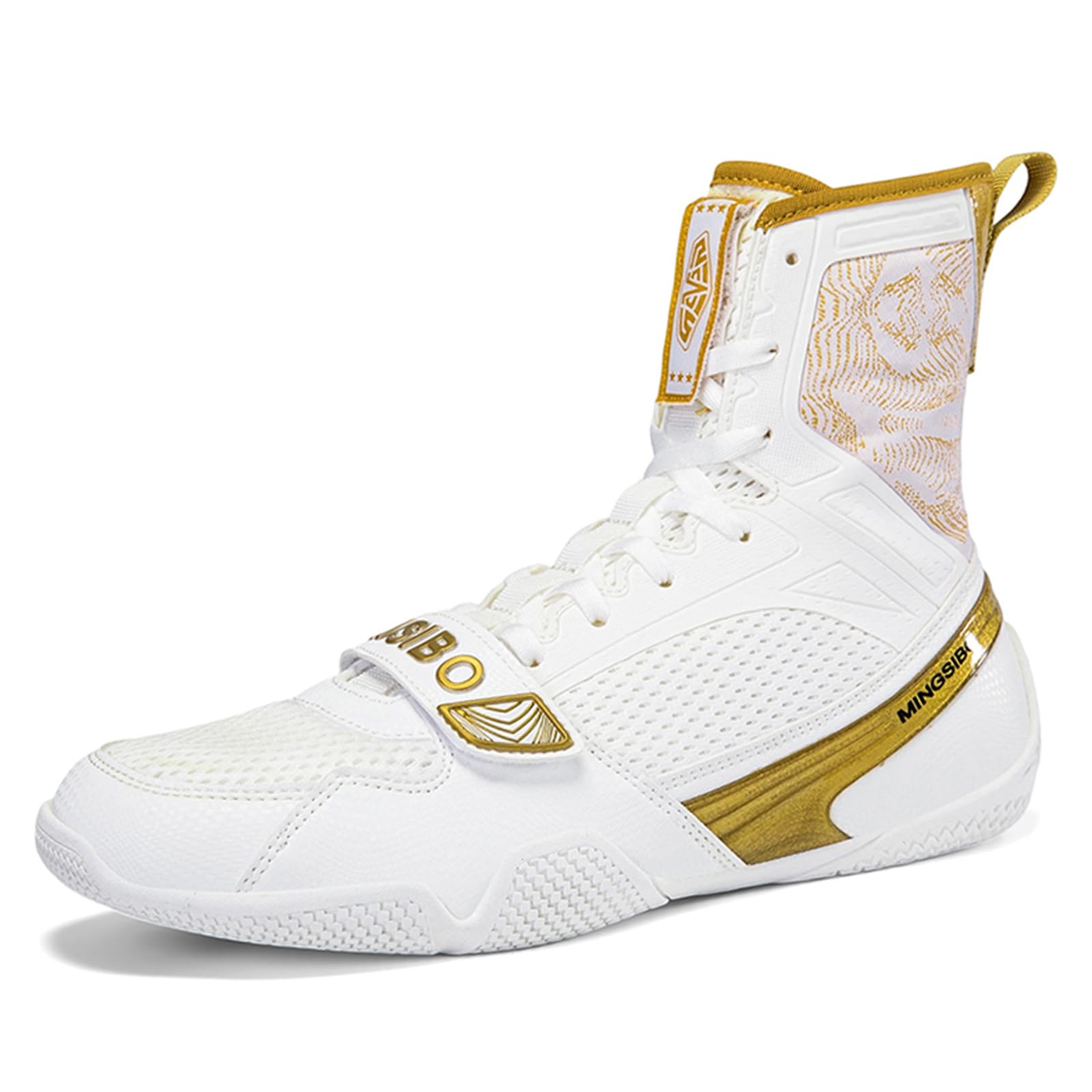 Scarpe da Boxe da Uomo E da Donna da Combattimento da Wrestling Alte da Fitness con Caduta Zero Leggere per Palestra