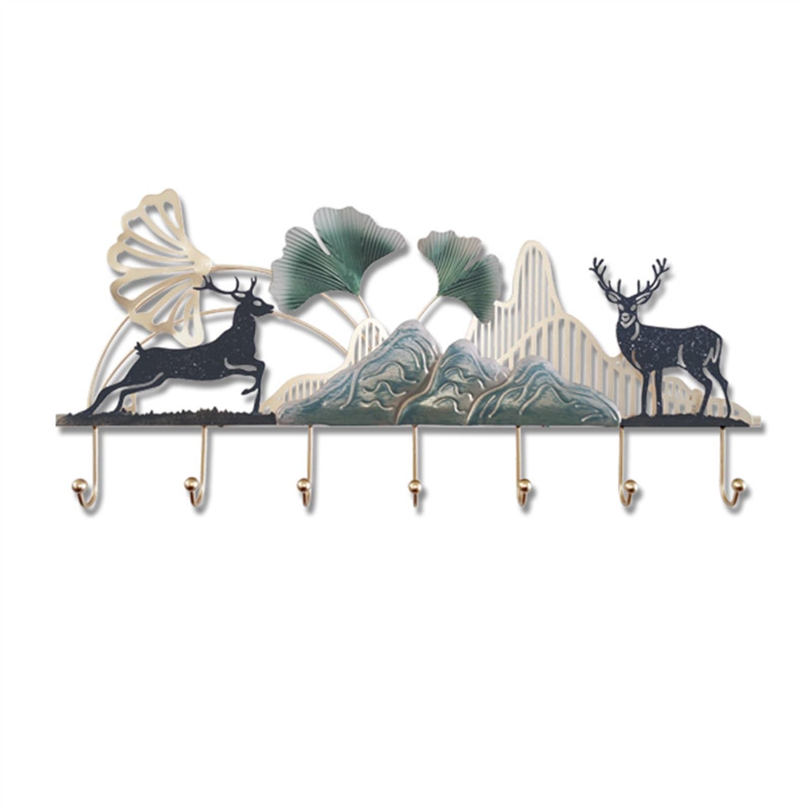 YQINQIN83B Coat Hangers Bedroom Coat Hooks Wall Clothes Entryway Hanging Rack Light Luxury Creative Metal Hangers for Bedroom
