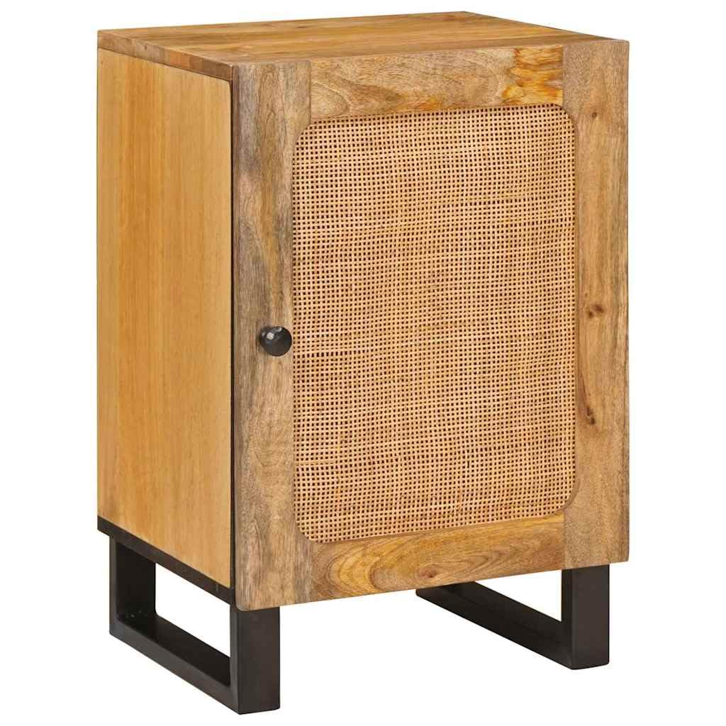 Armario de baño marrón 38 x 33 x 58 cm, mango de madera maciza, armario de baño duradero con puerta y estantes, almacenamiento independiente para baños modernos