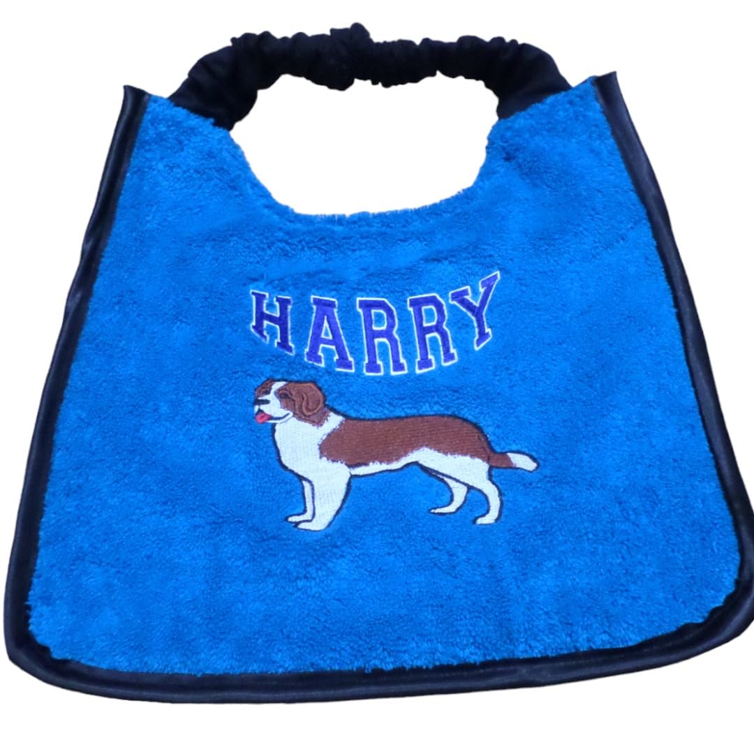 Pettorina personalizzata per cani San Bernardo con nome - Materiale impermeabile di alta qualità - super confortevole