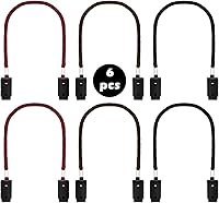 Vista 8 de SATINIOR 6 Pcs Adjustable Hat Strap Clips Retainers Dragonfly Clip for Wind Travel on Bag Anti-Lost Cap Strap Clips Men Women