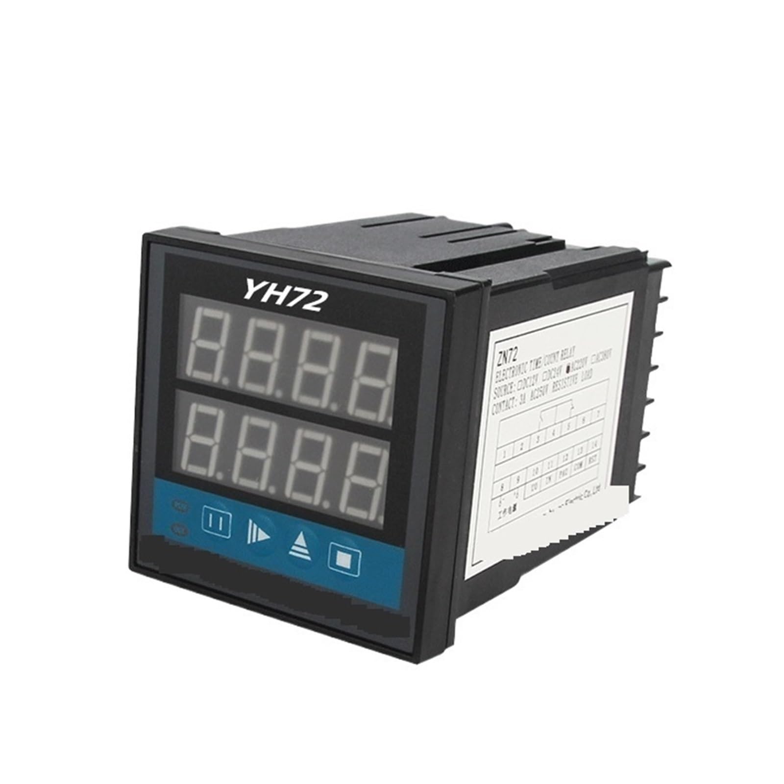 Minuterie multifonction ZN72 contrôleur rotatif AC380V avec affichage digital LED