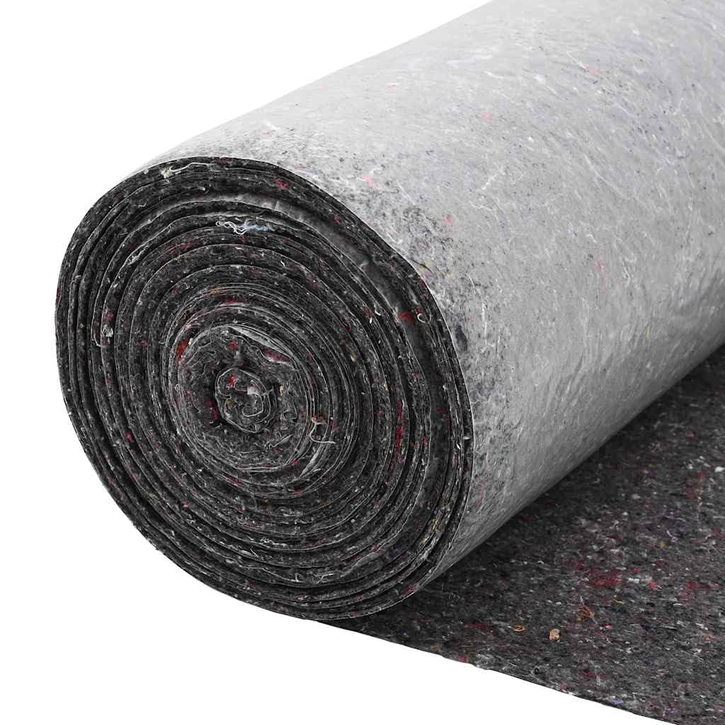 Fieltro antideslizante de 280 g m², gris, 10 x 1 m, para suelo al renovar, pintar, mudarse y construir