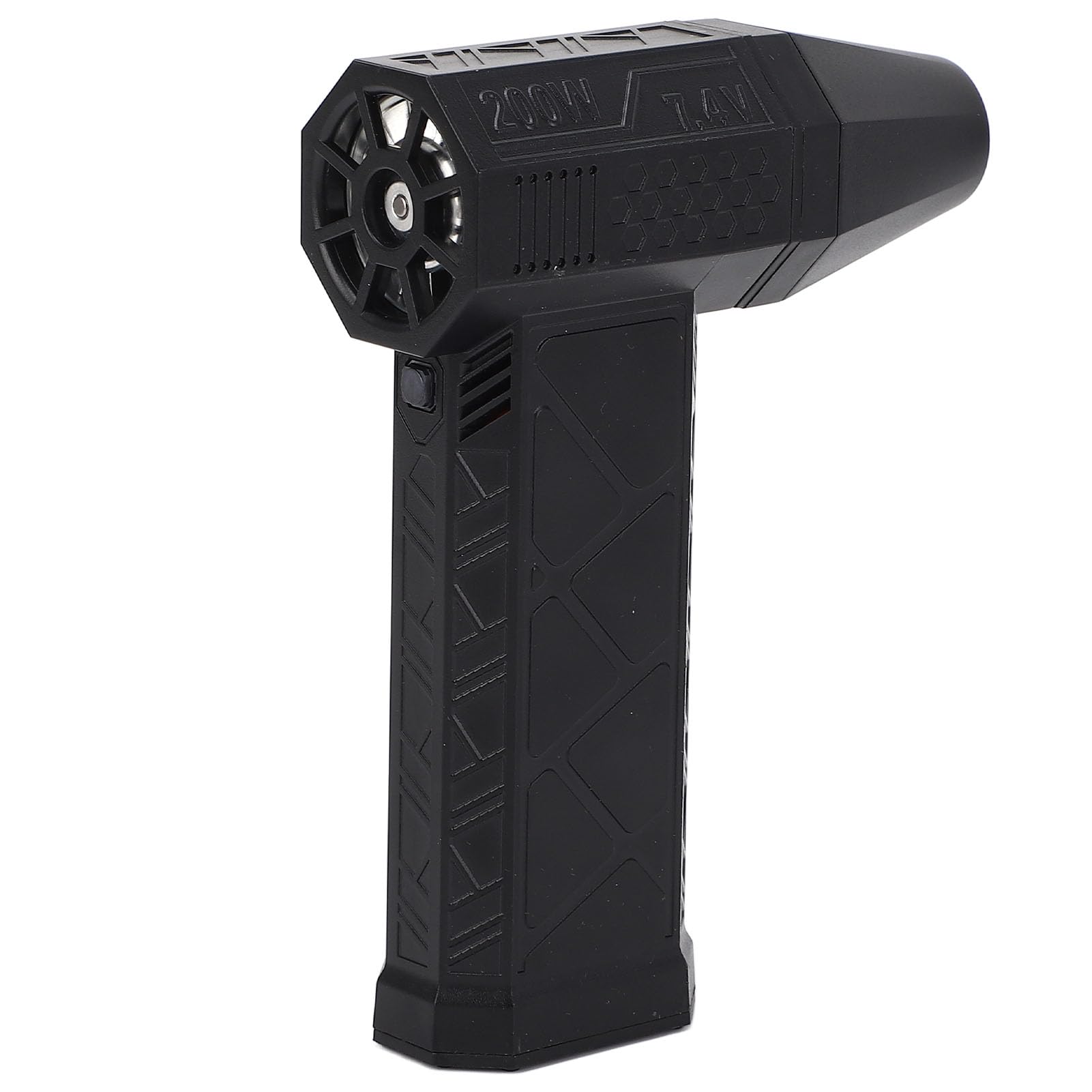 Jiawu Plumero de Aire Eléctrico, 200 W, 130000 RPM, Motor sin Escobillas, Limpiador de Polvo Eléctrico, Ventilador con Batería de Litio Recargable para Teclado, Portátil, Cámara, Asiento de Coche,