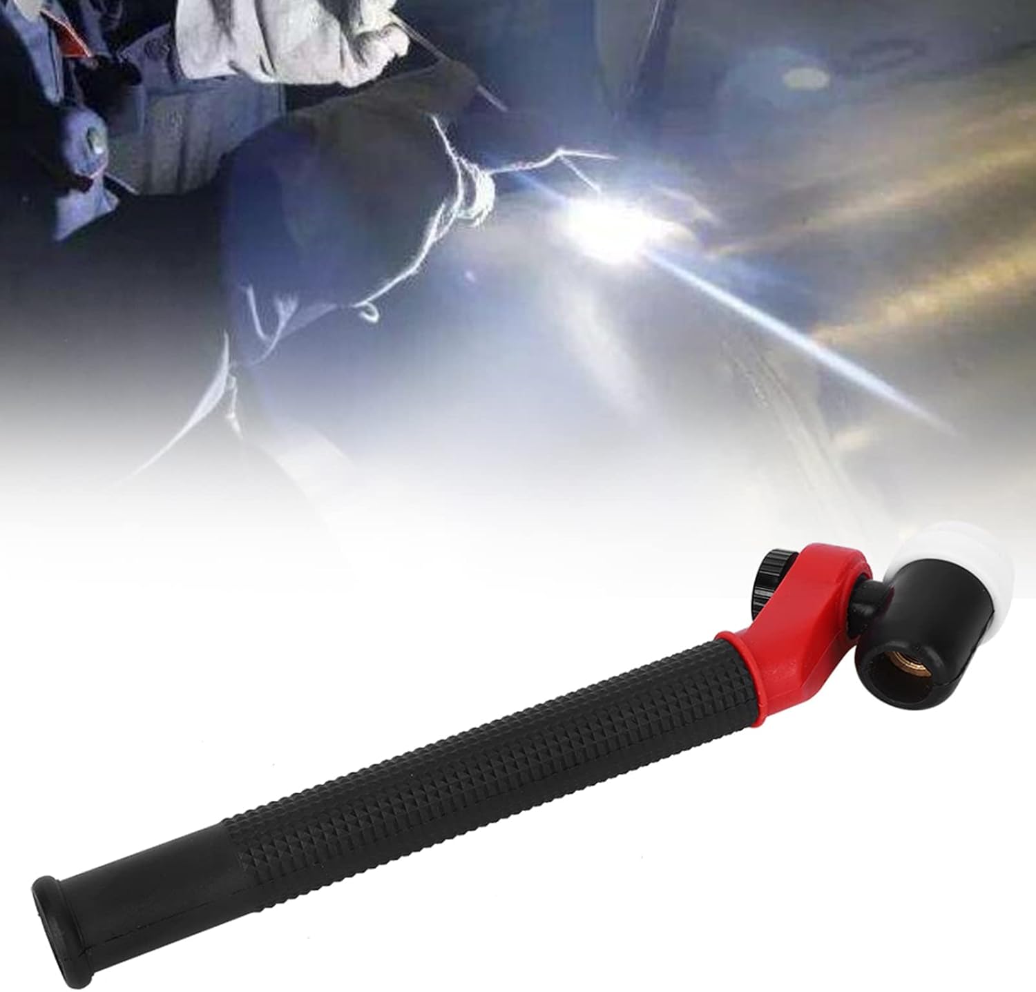 Welding Torch Head, Tig Torch Head, NR‑17 Swivels Neck Weld Accessories, Air Cooled Welding Torch