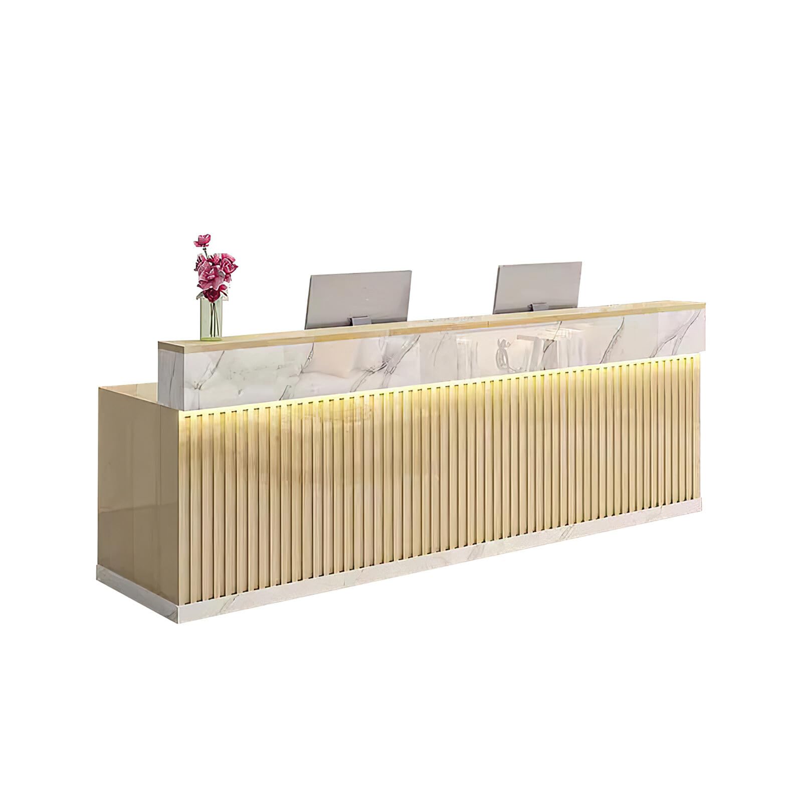 Amazon.com: Luxurious Modern Minimalist Front Desk Reception Desk ...