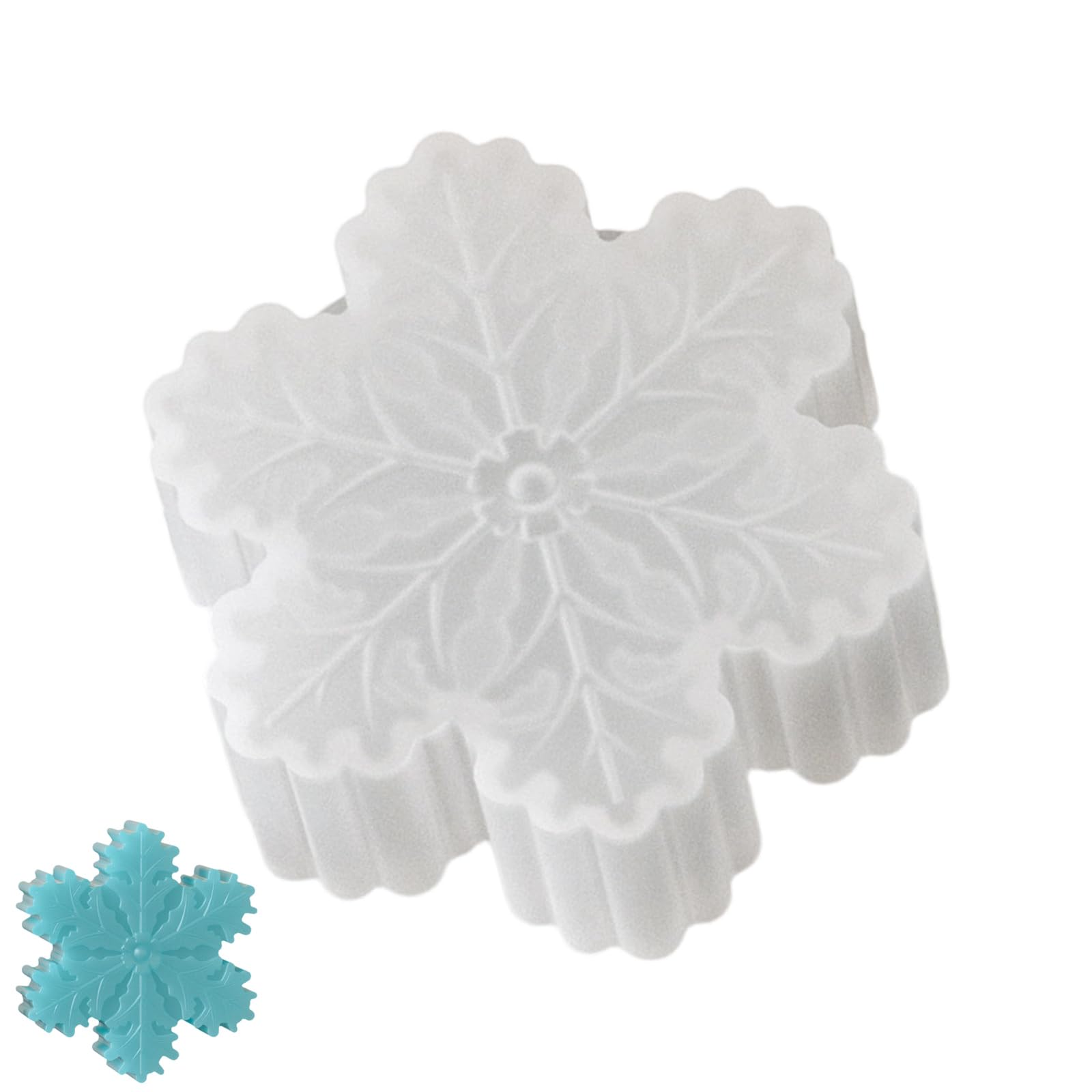 Tsophreniq Christmas Decor Mold with Silicone Design, 3D Holiday Wax Form for Seasonal Projects Holiday Mold Christmas Wax Silicone Form Seasonal Decor Winter Making Home Project