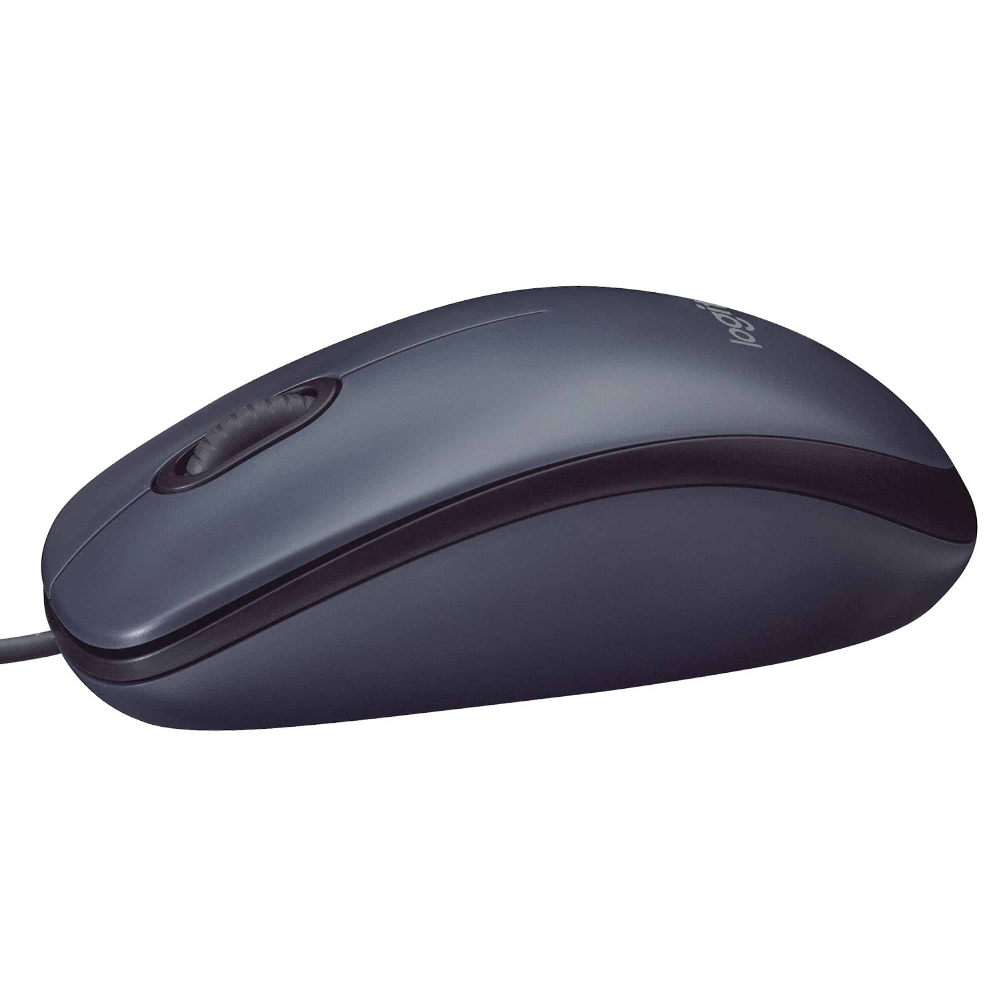 Logitech M90 Souris Filaire USB, Suivi Optique 1000 PPP, Ambidextre, Noir