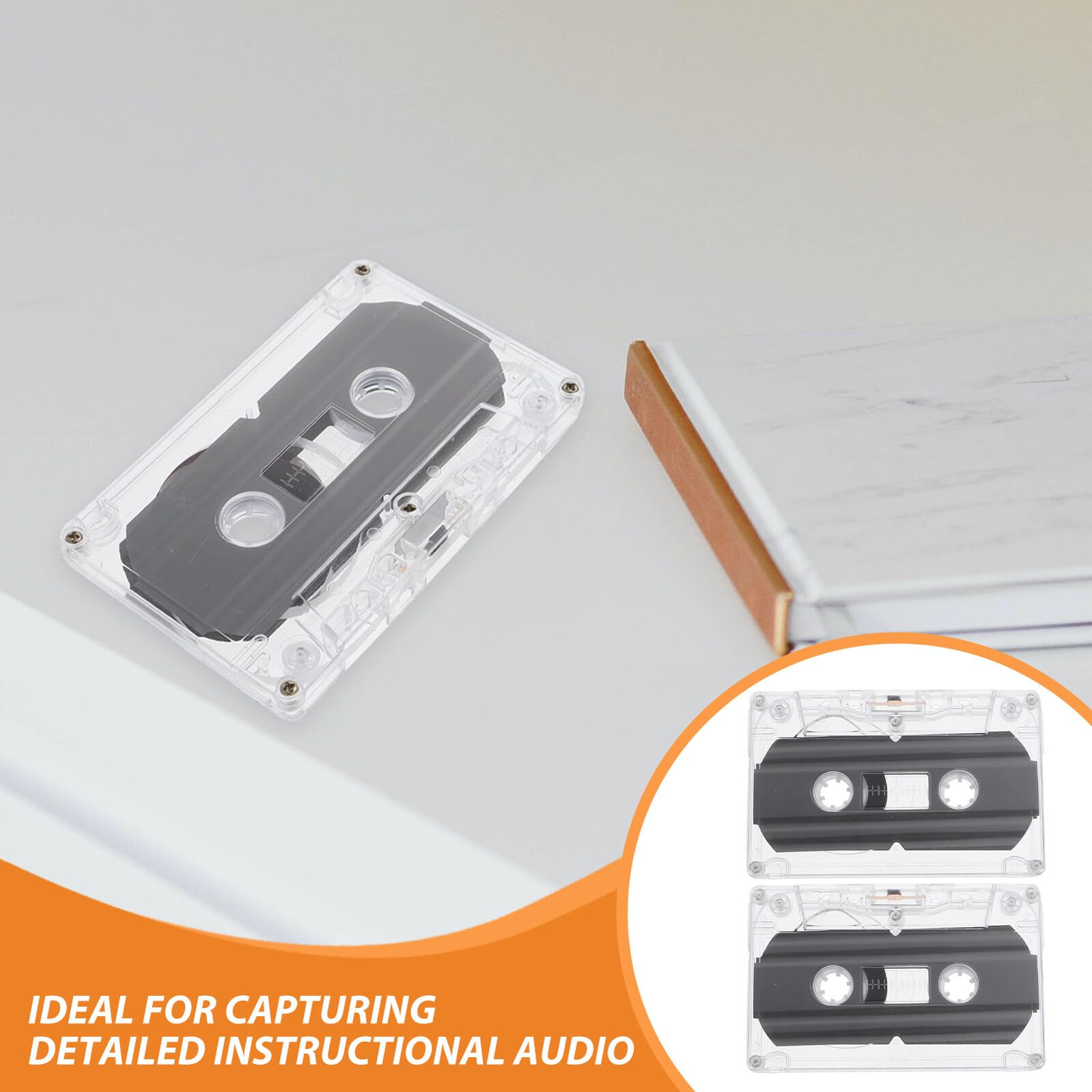 10 Cassette Audio Vuote da 30 Minuti Nastro Audio Fai da Te per Musica Discorsi e Messaggi Decorazione Retrò Cassetta Compatta per Registrazioni Portatili e Progetti Creativi